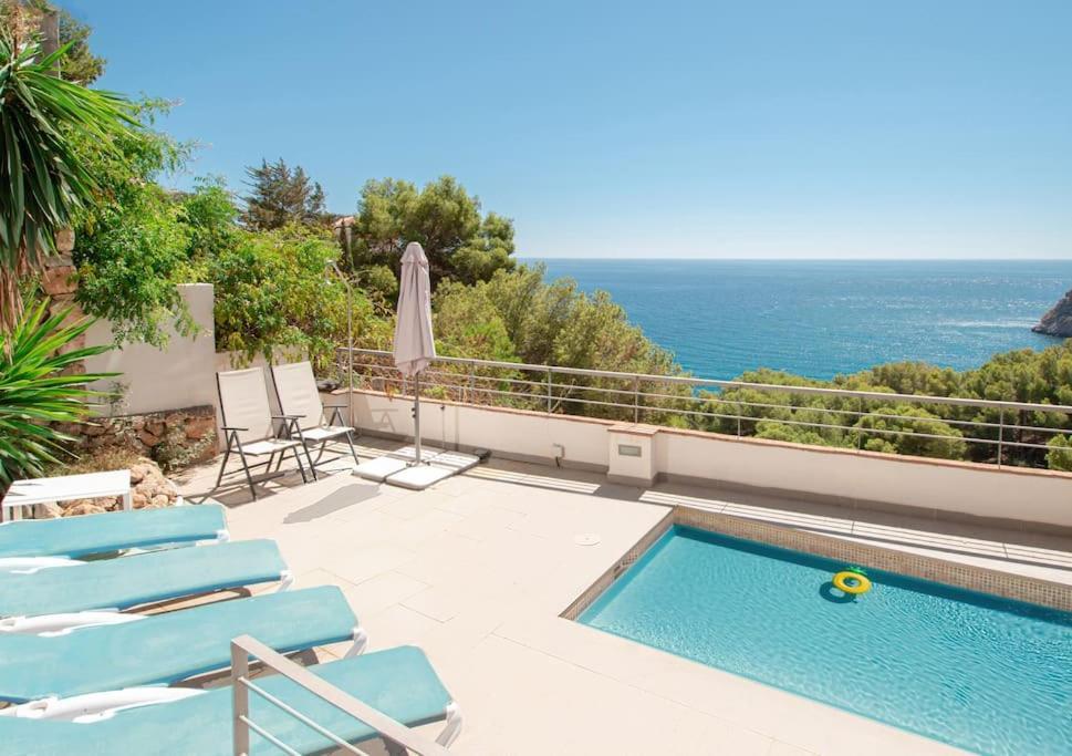 Sunny House With Great Sea Views, 3 Terraces, Private Heated Pool And Sauna La Herradura  Eksteriør bilde